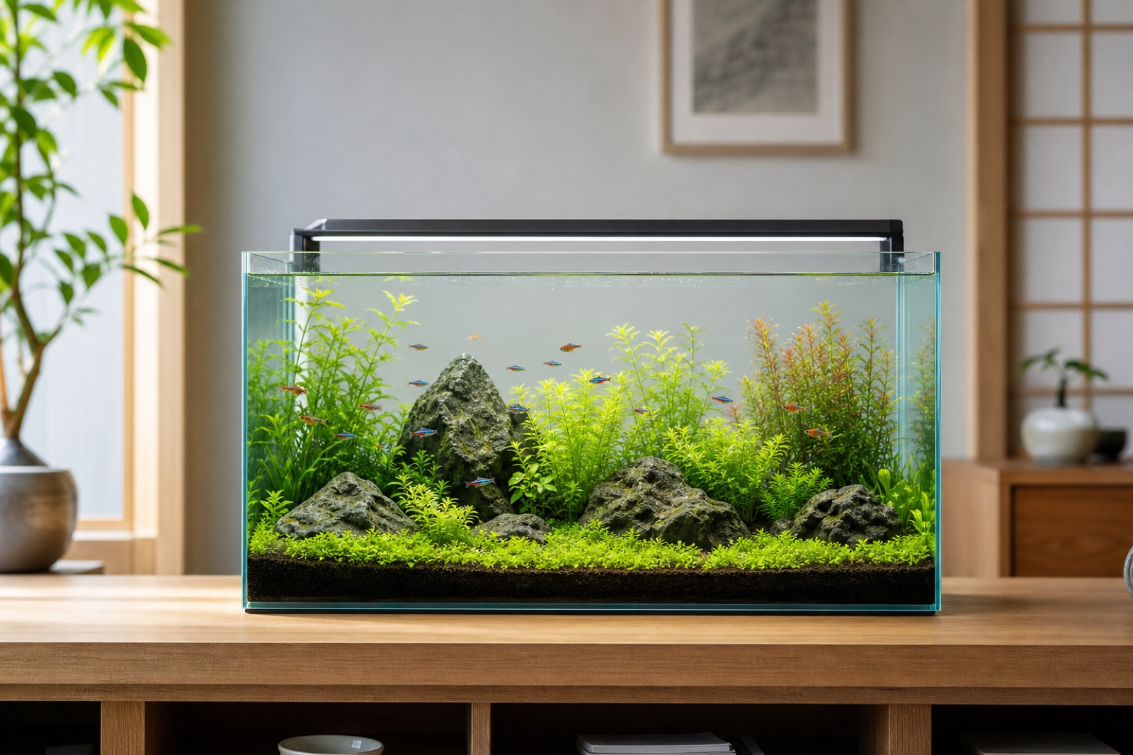 初心者向けの水草水槽