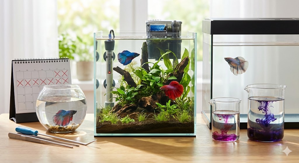 ベタの水槽の大きさの正解！初心者に30cmを絶対勧める理由 | THE AQUA LAB