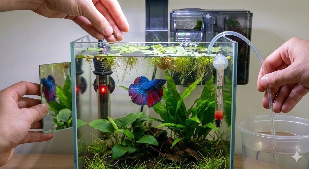 【完全版】美しい魚ベタの飼い方｜水槽選びから餌まで解説 | THE AQUA LAB
