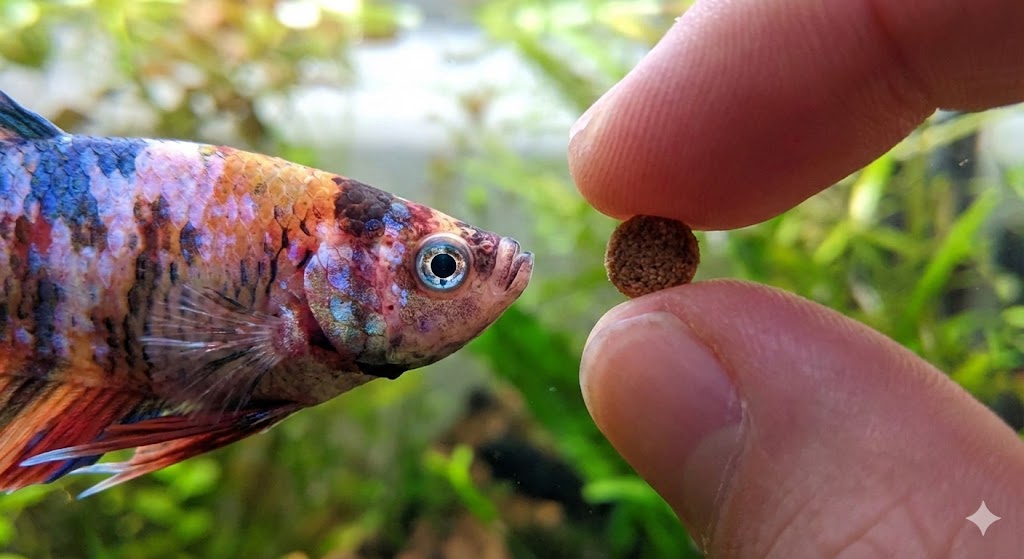 ベタの餌の量は1日何粒？適正回数と長生きさせる与え方のコツ | THE AQUA LAB