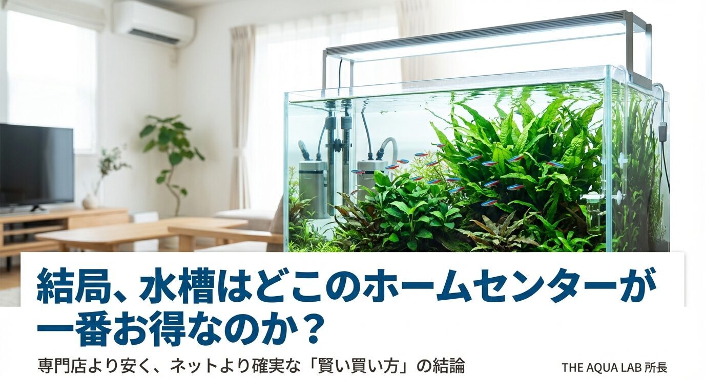 安い水槽はホームセンター？徹底比較 | THE AQUA LAB