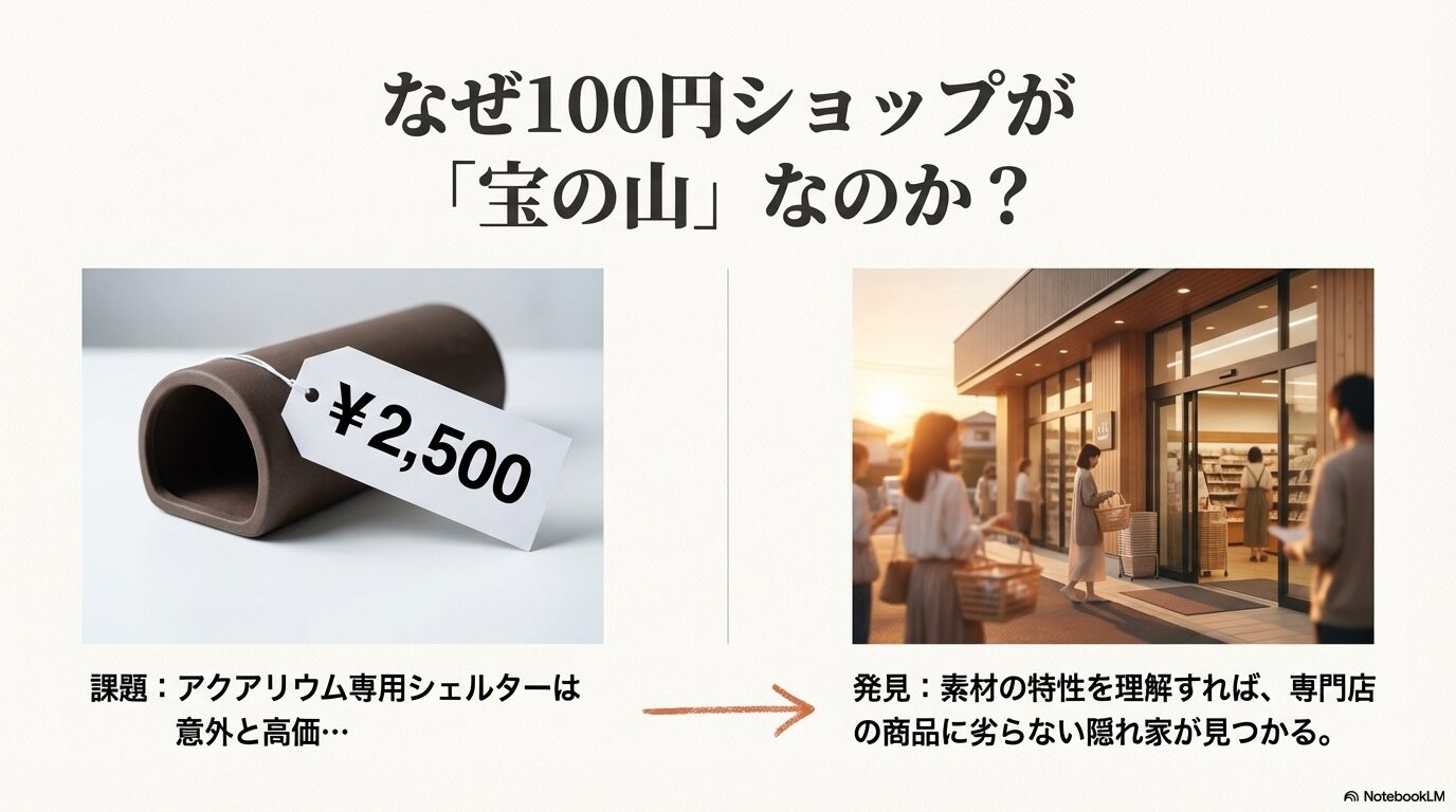 2,500円の専用シェルターと、素材を理解して選んだ100均アイテムの比較