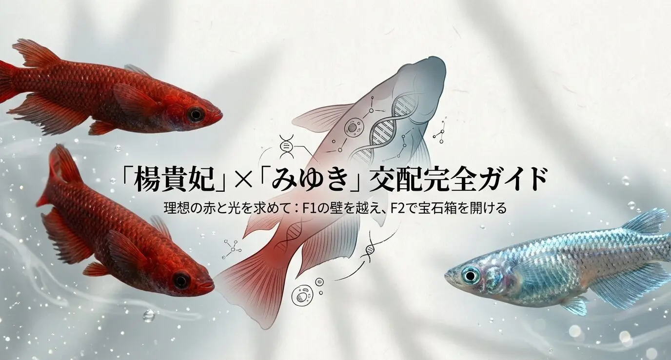 楊貴妃とみゆきの交配完全ガイド！理想の個体を出す固定率向上の